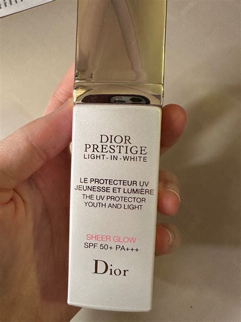 dior prestige light-in-white uv protector review|Dior Prestige Light.